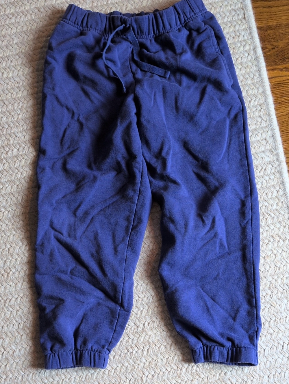 Hanna Andersson Deep Blue Kids Jogger Sweatpants